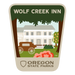 Wolf Creek Inn, 3.25” Weatherproof Sticker | Patchmarks Oregon State Parks