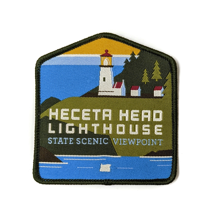 Heceta Head Lighthouse State Scenic Viewpoint Patch | Patchmarks Oregon State Parks