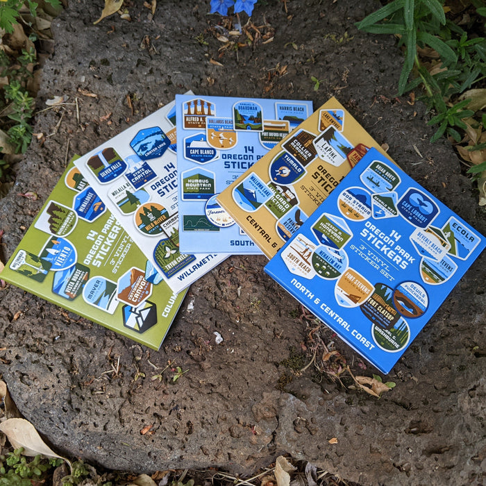 Oregon Parks Regional Sticker Packs | Patchmarks Oregon State Parks