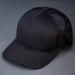 Any Park Trucker Hat - Black Front w/Black Mesh | Patchmarks Oregon State Parks
