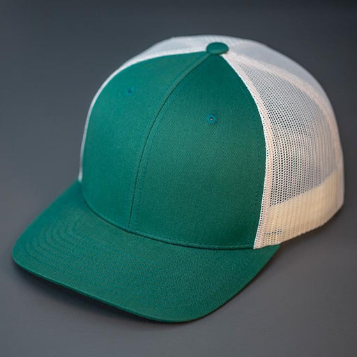 Any Park Trucker Hat - Dark Green Front w/Birch Mesh | Patchmarks Oregon State Parks