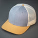 Any Park Trucker Hat - Heather Grey & Biscuit Front w/Birch Mesh | Patchmarks Oregon State Parks