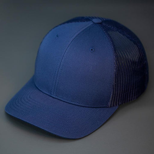 Any Park Trucker Hat - Navy Front w/Navy Mesh | Patchmarks Oregon State Parks