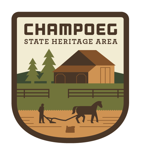 Champoeg State Heritage Area Sticker | Patchmarks Oregon State Parks