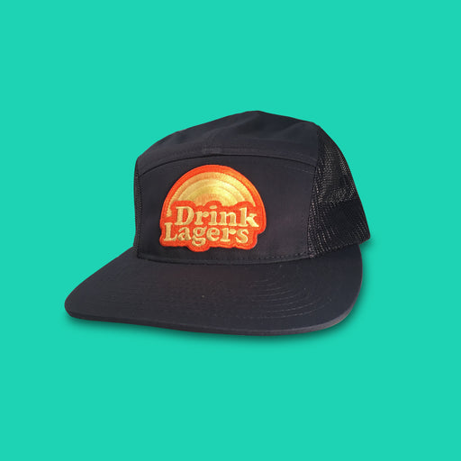 Drink Lagers, 5-panel Strapback Hat | Patchmarks Oregon State Parks