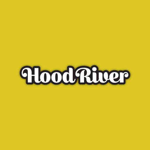 Hood River, Oregon Long Vinyl Sticker | Patchmarks Oregon State Parks