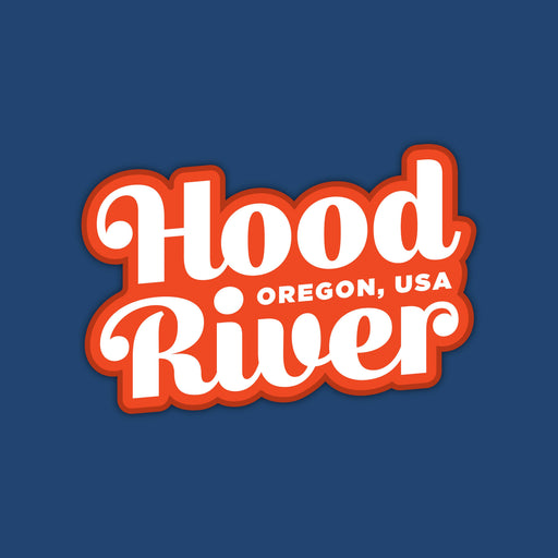 Hood River, Oregon Large Vinyl Sticker | Patchmarks Oregon State Parks