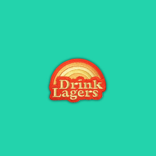 Drink Lagers Embroidered Iron-on Patch | Patchmarks Oregon State Parks