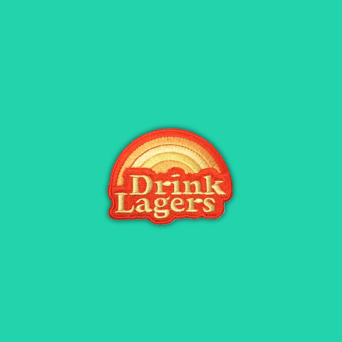 Drink Lagers Embroidered Iron-on Patch | Patchmarks Oregon State Parks