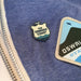 Official Logo of The Oregon Coast Enamel Pin | Patchmarks Oregon State Parks
