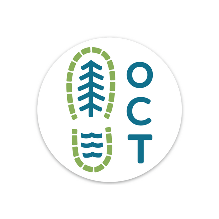 OCT Boot Print 3" Sticker | Patchmarks Oregon State Parks