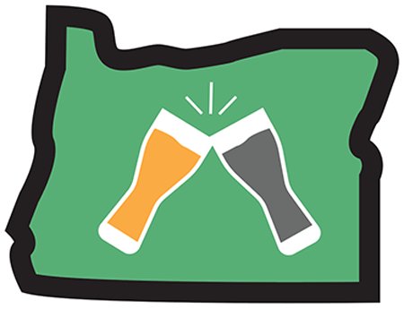 Oregon "Beer Together" Sticker | Patchmarks Oregon State Parks