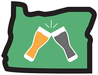 Oregon "Beer Together" Sticker | Patchmarks Oregon State Parks