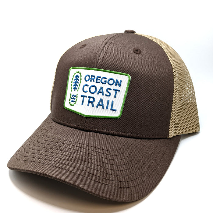 OCT Logo Patch Trucker Hat | Patchmarks Oregon State Parks