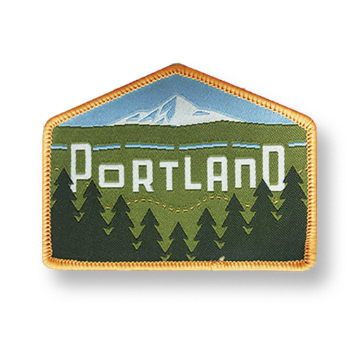 Portland Skyline "East" Iron-on Patch | Patchmarks Oregon State Parks