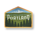 Portland Skyline "East" Iron-on Patch | Patchmarks Oregon State Parks