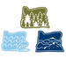 Mountains - 3.5" Vinyl Sticker | Patchmarks Oregon State Parks