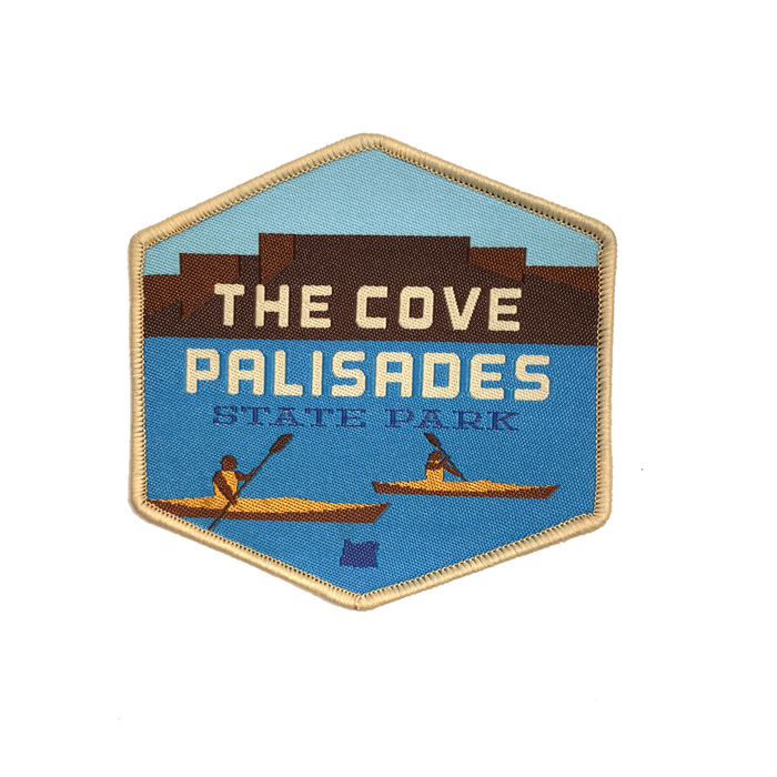 The Cove Palisades "Kayaking" State Park Patch | Patchmarks Oregon State Parks