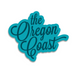 "The Oregon Coast" 4-inch Script Sticker (3 color options) | Patchmarks Oregon State Parks