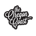 "The Oregon Coast" 4-inch Script Sticker (3 color options) | Patchmarks Oregon State Parks