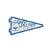 Oregon Coast Whale's Tail - Pennant Vinyl Sticker | Patchmarks Oregon State Parks