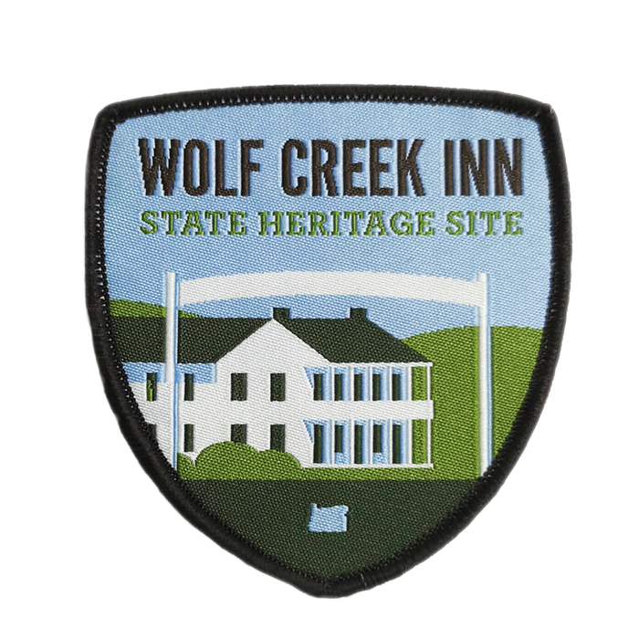 Wolf Creek Inn State Heritage Site 3" Iron-on Patch | Patchmarks Oregon State Parks