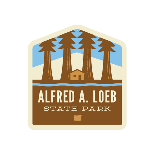 Alfred A. Loeb State Park Sticker | Patchmarks Oregon State Parks