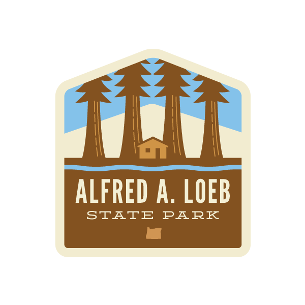 Alfred A. Loeb State Park Sticker | Patchmarks Oregon State Parks