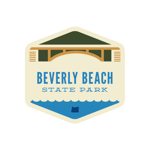 Beverly Beach State Park Sticker | Patchmarks Oregon State Parks