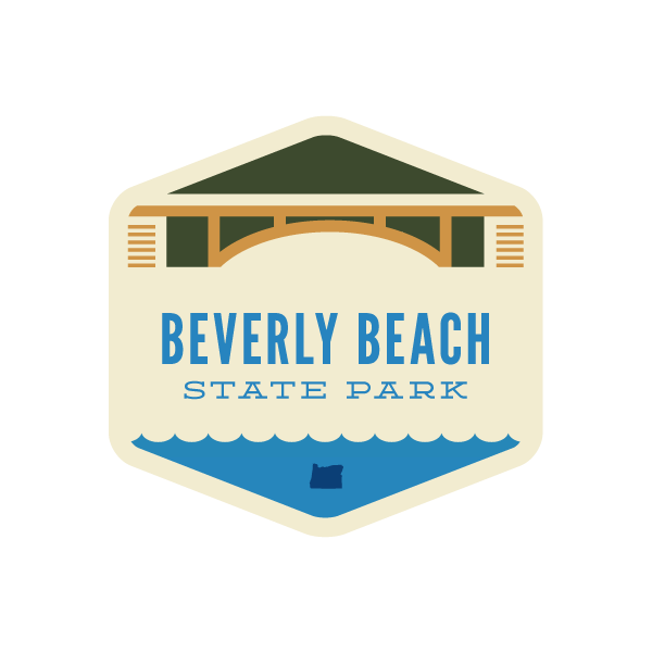 Beverly Beach State Park Sticker | Patchmarks Oregon State Parks