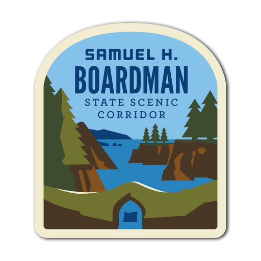 Samuel H. Boardman State Scenic Cooridor Sticker | Patchmarks Oregon State Parks
