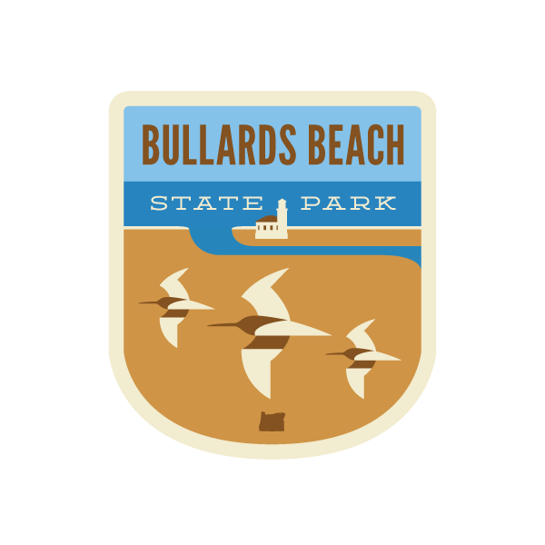 Bullards Beach State Park Sticker | Patchmarks Oregon State Parks