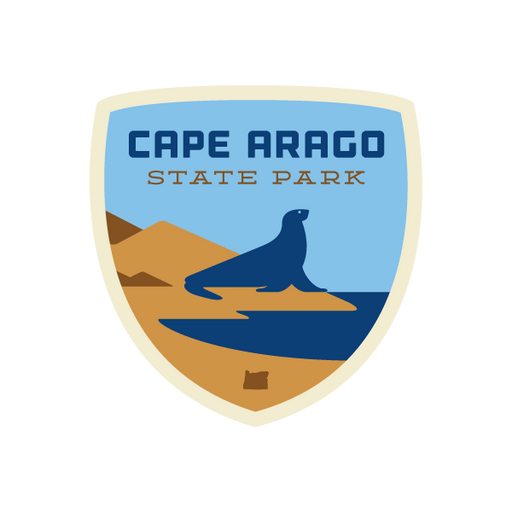Cape Arago State Park Sticker | Patchmarks Oregon State Parks