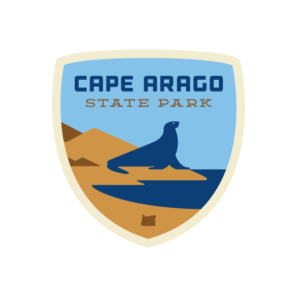 Cape Arago State Park Sticker | Patchmarks Oregon State Parks