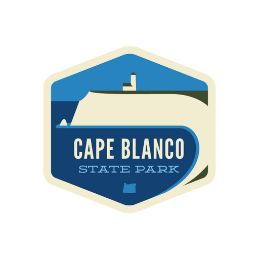 Cape Blanco State Park Sticker | Patchmarks Oregon State Parks