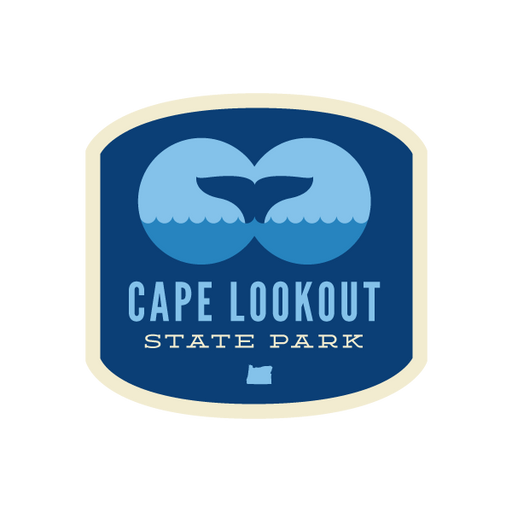 Cape Lookout State Park Sticker | Patchmarks Oregon State Parks