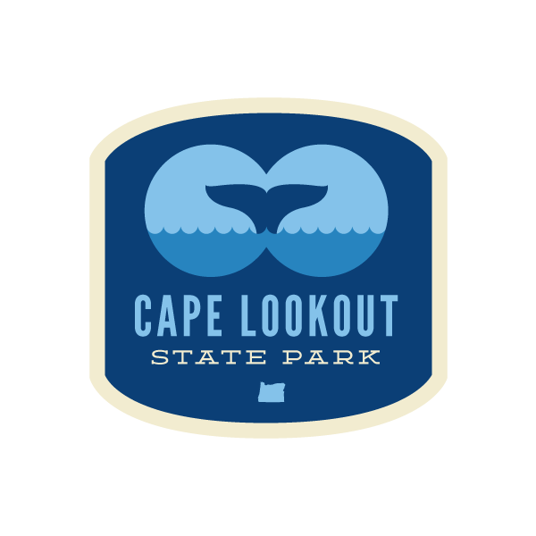 Cape Lookout State Park Sticker | Patchmarks Oregon State Parks