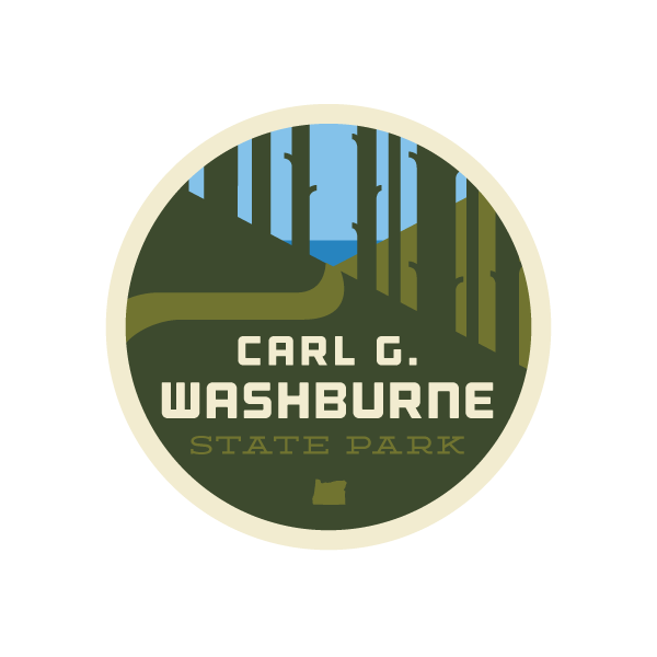 Carl G. Washburn State Park Sticker | Patchmarks Oregon State Parks
