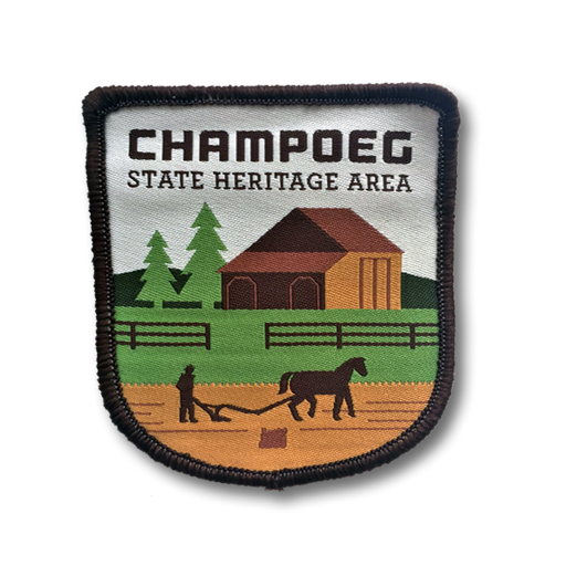 Champoeg State Heritage Area Patch | Patchmarks Oregon State Parks