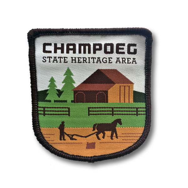 Champoeg State Heritage Area Patch | Patchmarks Oregon State Parks