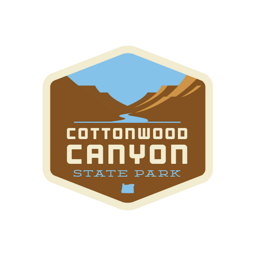 Cottonwood Canyon State Park Sticker | Patchmarks Oregon State Parks