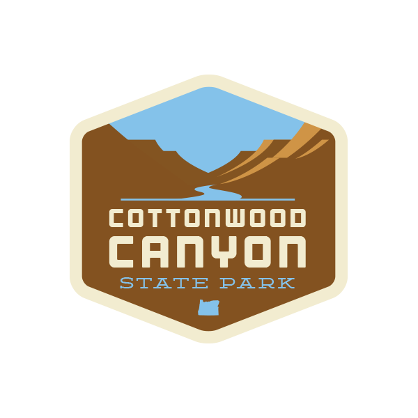 Cottonwood Canyon State Park Sticker | Patchmarks Oregon State Parks