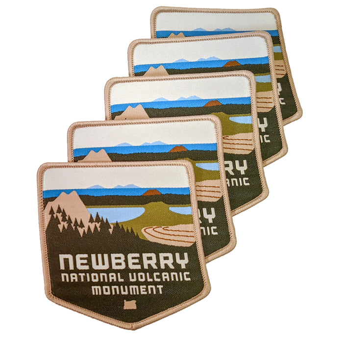 Newberry National Volcanic Crater - Patch | Patchmarks Oregon State Parks