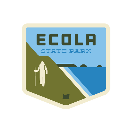 Ecola State Park Sticker | Patchmarks Oregon State Parks
