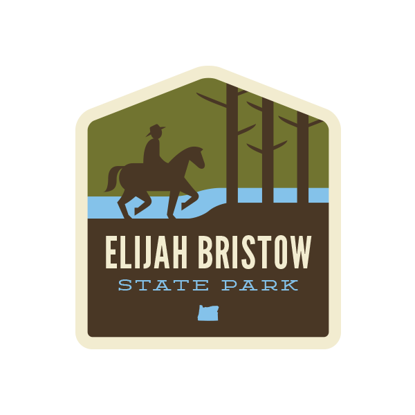 Elijah Bristow State Park Sticker | Patchmarks Oregon State Parks