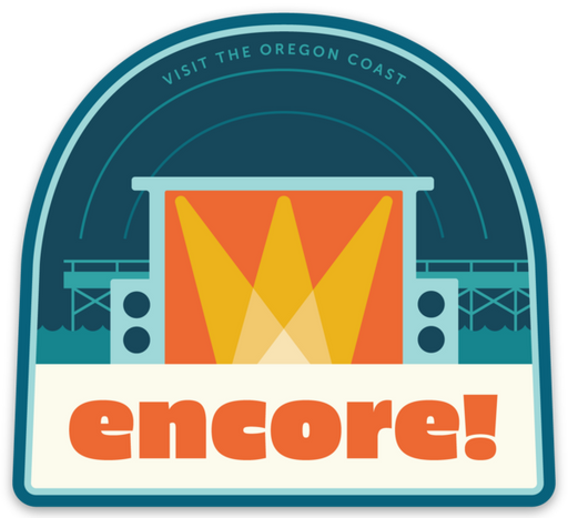 Coast Encore 3" Sticker | Patchmarks Oregon State Parks