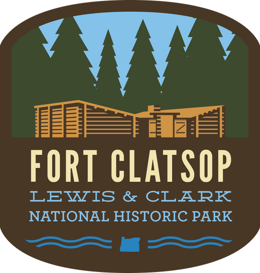Fort Clatsop at Lewis & Clark NH Park Sticker | Patchmarks Oregon State Parks