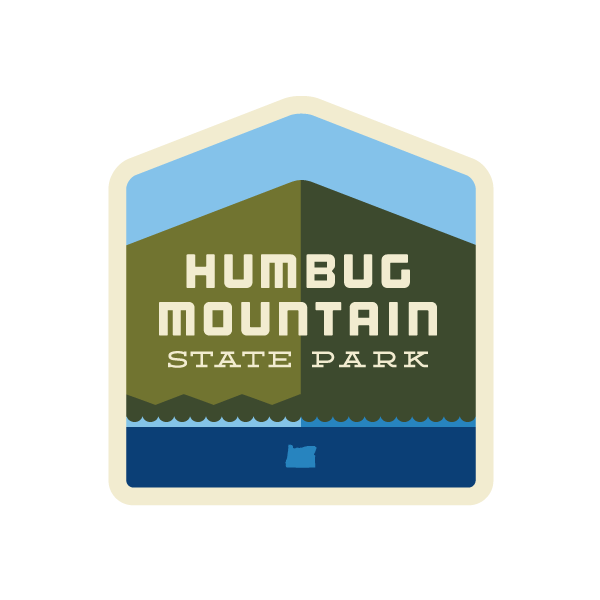 Humbug Mountain State Park Sticker | Patchmarks Oregon State Parks
