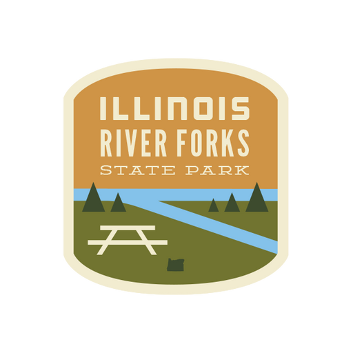 Illinois River Forks State Park Sticker | Patchmarks Oregon State Parks