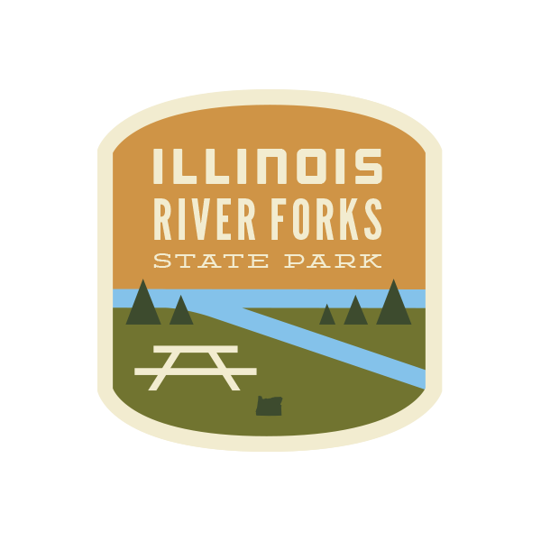 Illinois River Forks State Park Sticker | Patchmarks Oregon State Parks